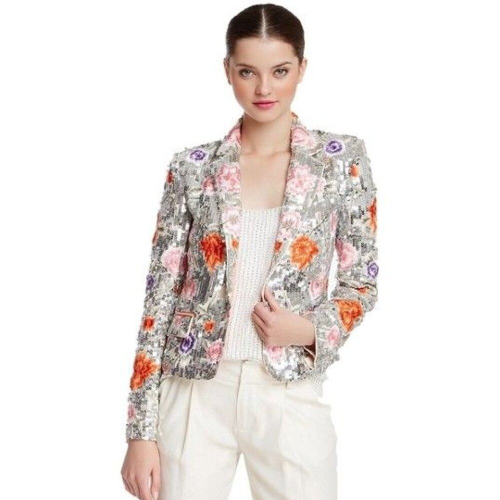 NWOT Alice + Olivia Sequin Vanda Blazer
